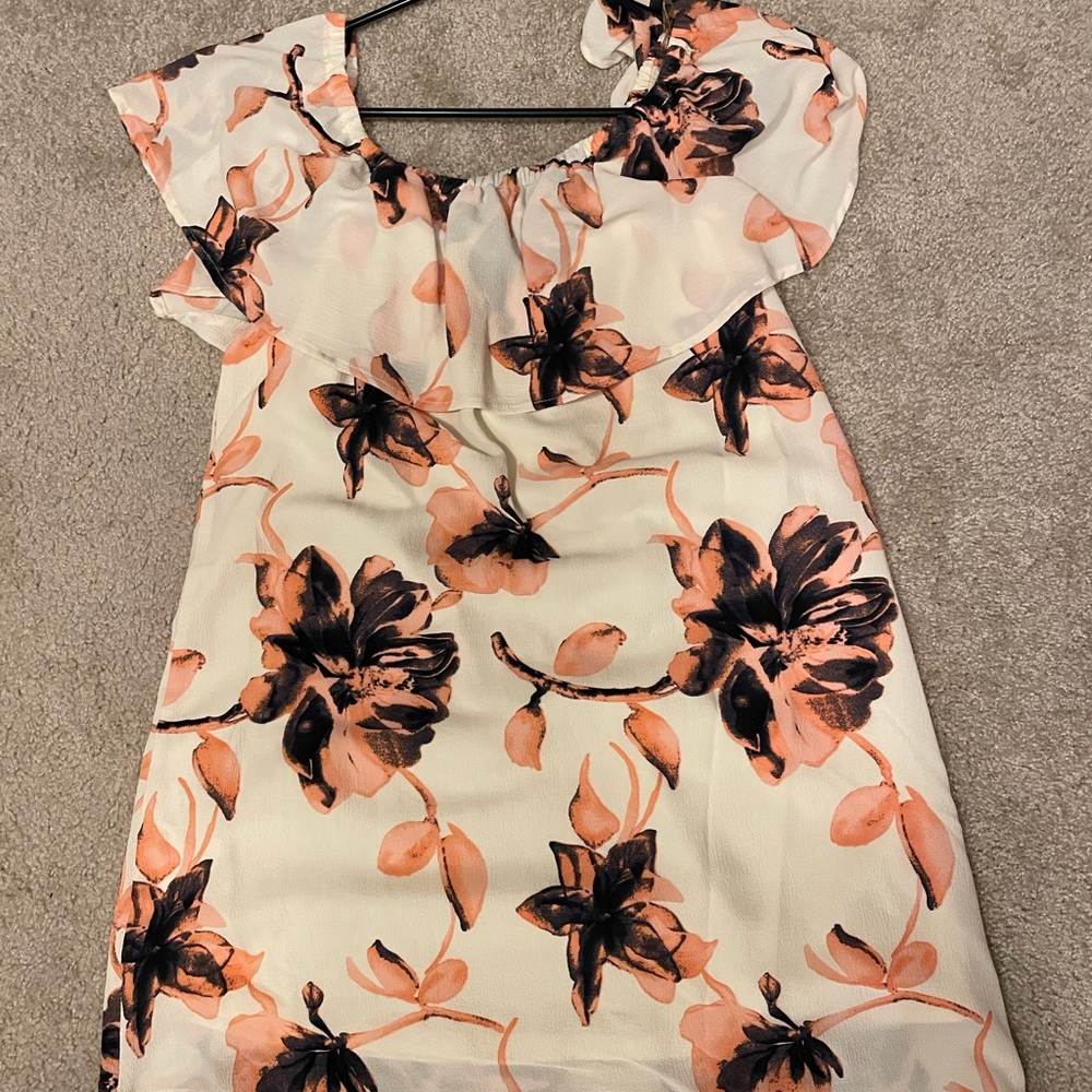 Large floral dress